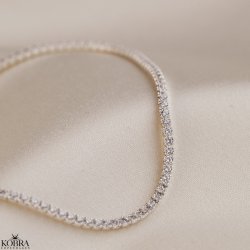 "Ivy" tennis ankelkde i slv med sten