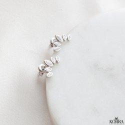 "Demi" unikke slv restikker med sten