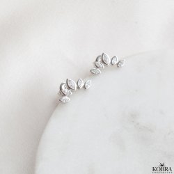 "Demi" unikke slv restikker med sten