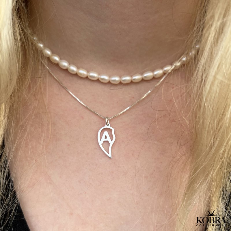 "Soulmate" girlfriend necklace with heart