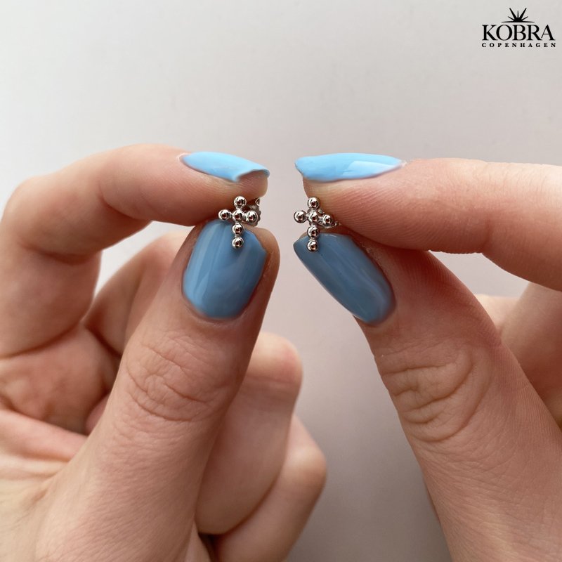 "Asa" sm sterling slv kors reringe 