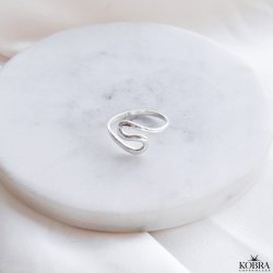 "Naia" blget ring i slv