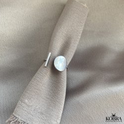 "Brooklyn" enkel slvring med geometriske former