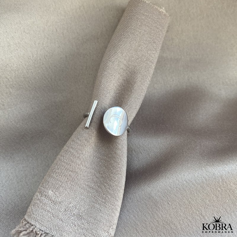 "Brooklyn" enkel slvring med geometriske former