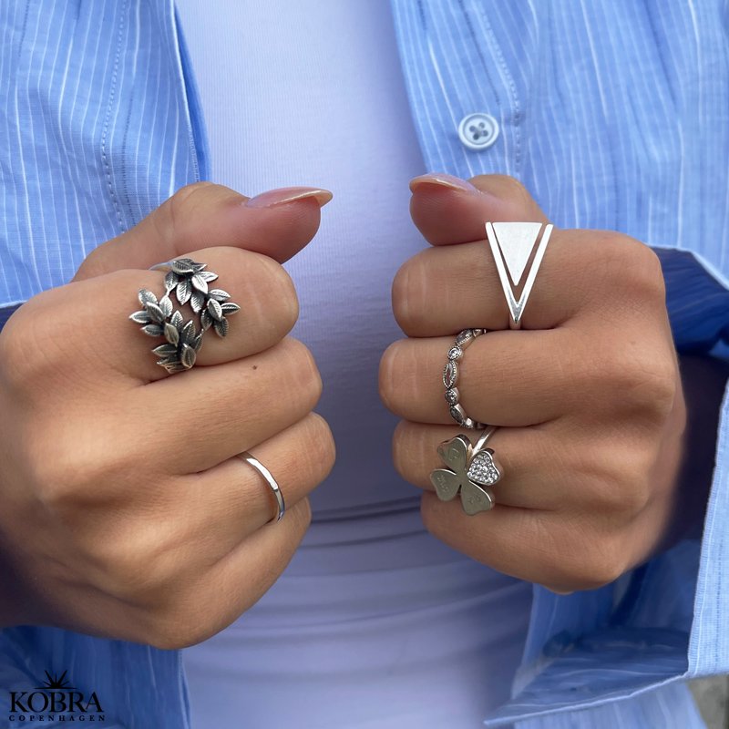 "Jade" silver ring, with your personal engraving