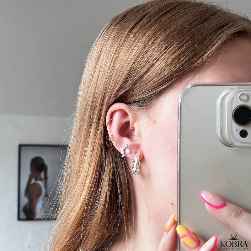 "Demi" unikke slv restikker med sten