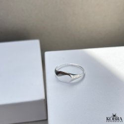 "Jordan" signet herrering i sterling slv