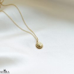 "Sunny" Sol halskde i 18k forgyldt