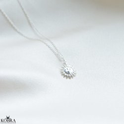 "Sunny" Sol halskde i sterling slv