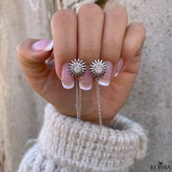 "Sunflower" slv reringe 