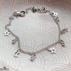 "Josie" slv ankelkde med sm vedhng