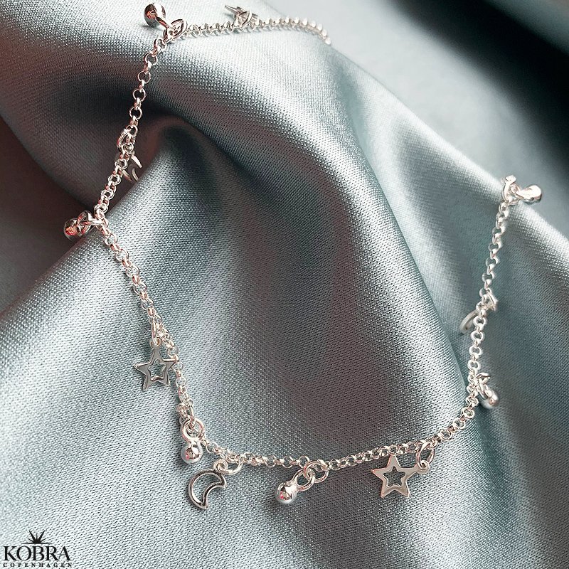 "Josie" slv ankelkde med sm vedhng