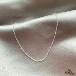 "Clinton" 1mm panzer ankelkde i sterling slv 