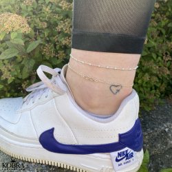 "Infinity" slv ankelkde med uendeligheds-symbol