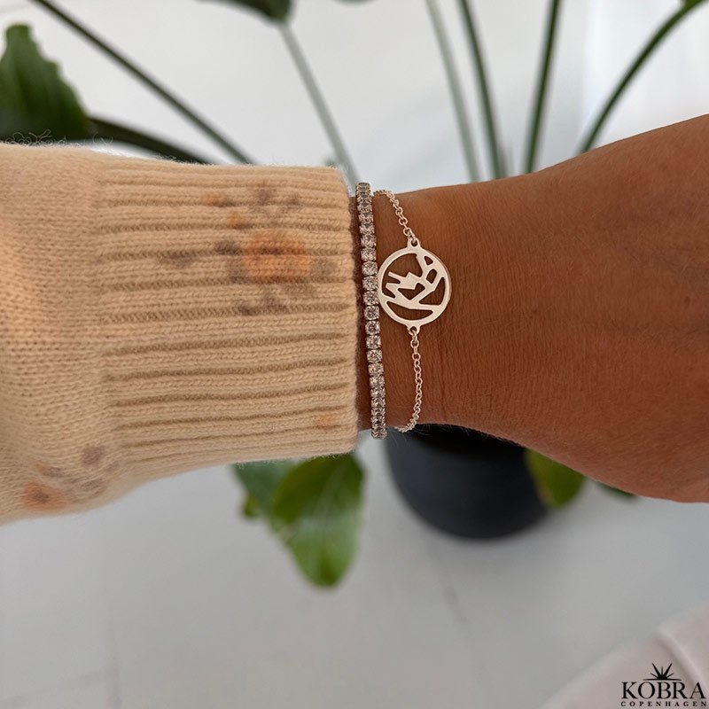 "Close to you" handmade silver bracelet