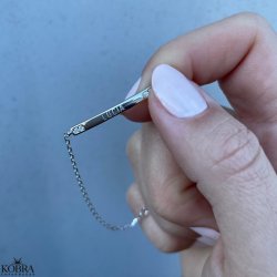 "Rosalyn" slv armbnd med personlig gravering