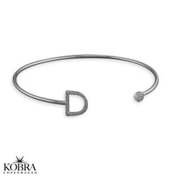 "Zoey" Personal bracelet with your initial - in silver or gold plated