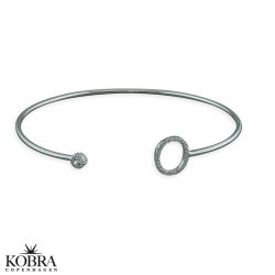 "Zoey" Personal bracelet with your initial - in silver or gold plated