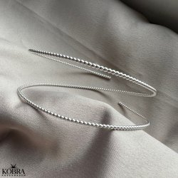  "Mellow" Bracelet in silver with silver balls