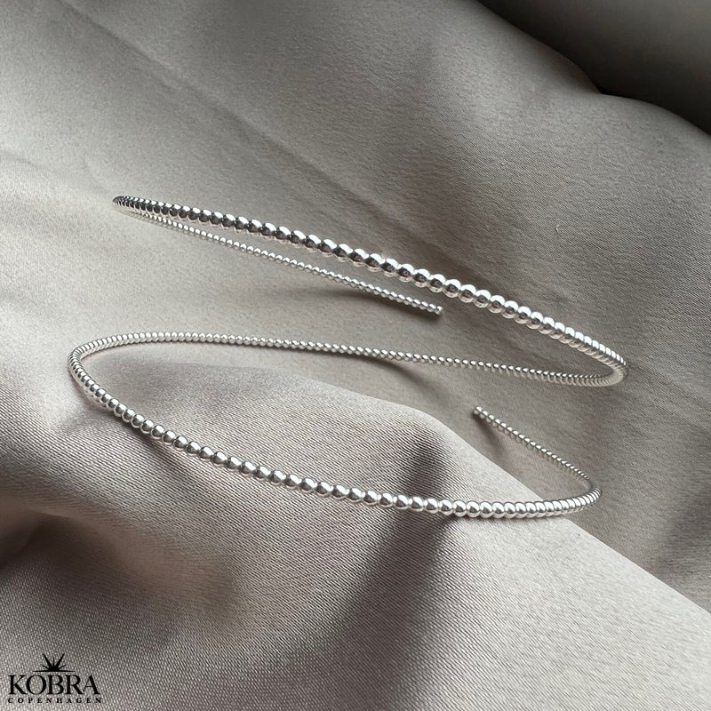  "Mellow" Bracelet in silver with silver balls