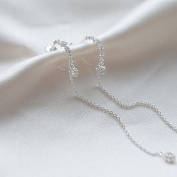 "Rowena" Hoops in Sterling Silver