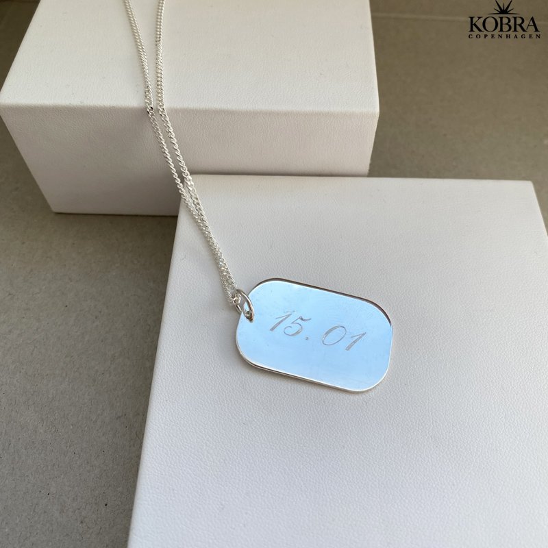 "Damon" dogtag, army tag i slv inklusiv 2 mm. panzer kde