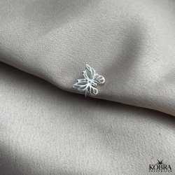 "Victoria" Slv earcuff med sommerfugl