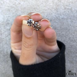 "Grace" sm firklvere i slv med lille sten