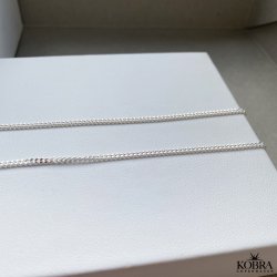 "Clinton" 2mm panzer halskde i sterling slv til herre