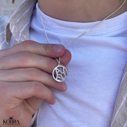 "Close To You" Hndlavet slv herre smykke med dine bogstaver