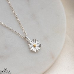 "Marguerit" halskęde med lille marguerit