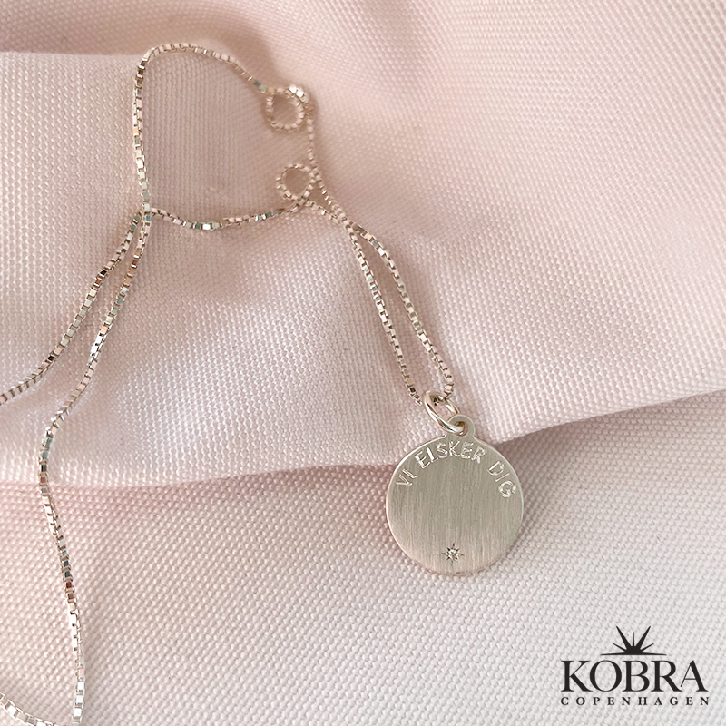"Kalia" slv amulet med din gravering