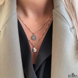 Mini ID tag / amulet i slv inklusiv din personlige gravering