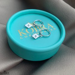 "Harlekin" slv reringe med sten