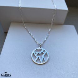 "Close To You" Hndlavet slv herre smykke med dine bogstaver