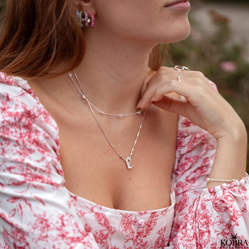 Slvhalskde "Bronx" med dit personlige bogstav inklusiv venezia kde