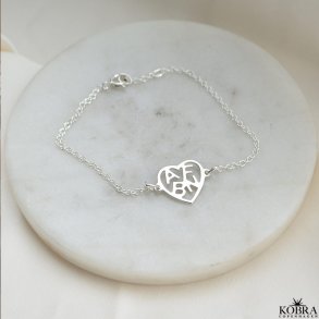 Soul Heart Bracelet in Silver