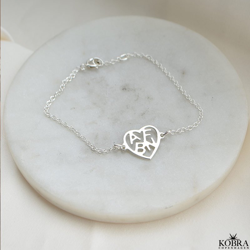 Soul Heart Bracelet in Silver