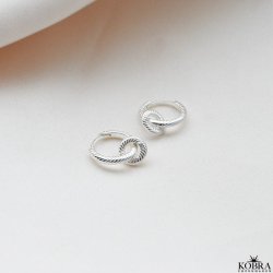 "Donut" slv reringe med slv ringe