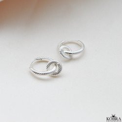 "Donut" slv reringe med slv ringe