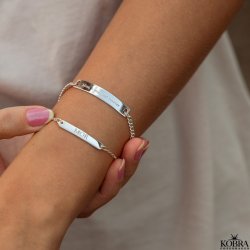 "Liverpool" slv armbnd med 4 mm panzer kde inklusiv gravering