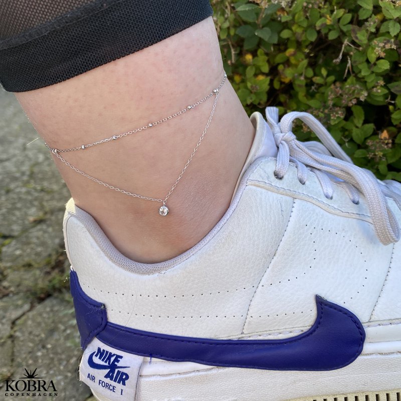 "Kaja" slv ankelkde med sten og slvkugler