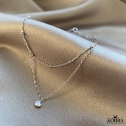 "Kaja" slv ankelkde med sten og slvkugler