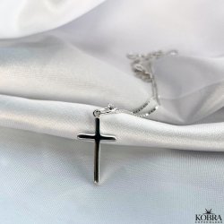 "Promise" small sterling silver cross