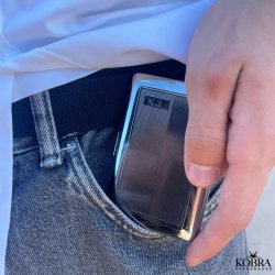 Kreditkortholder i stl med mnster model 1