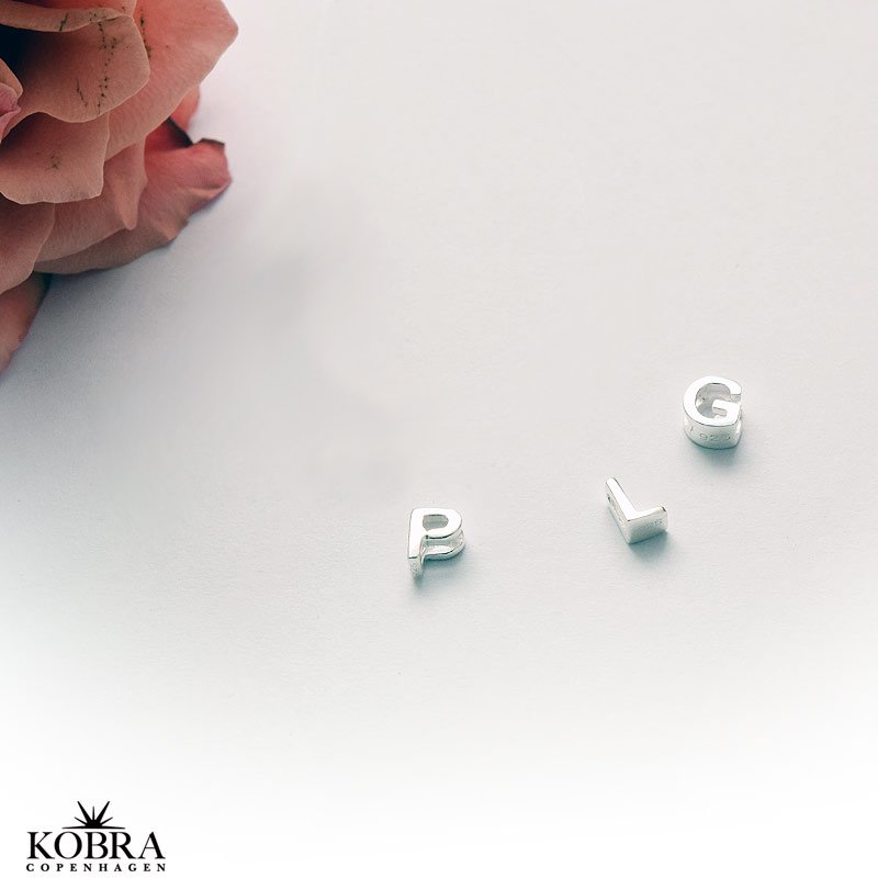 Chloe sterling sølv bogstav vedhæng