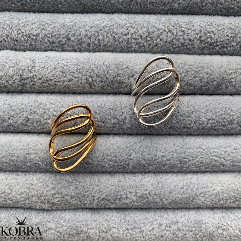 "Numa" 18 karat forgyldt ring 