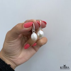 "Vogue" klassiske perle reringe i sterling slv