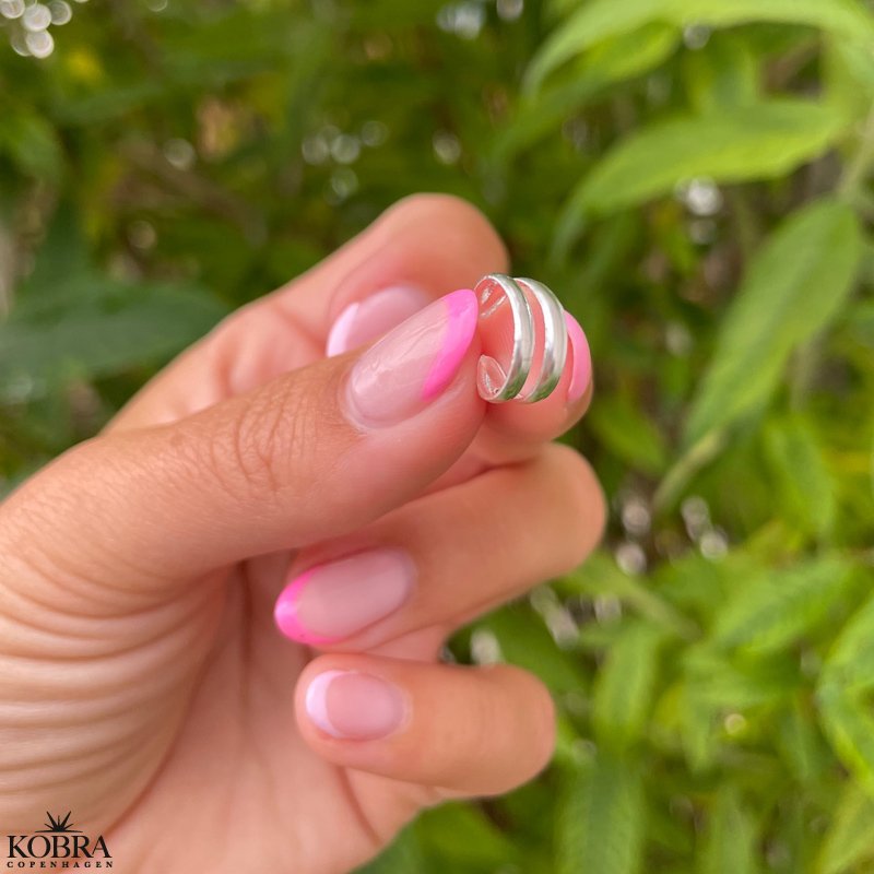 "Amber" earcuff / earring in silver