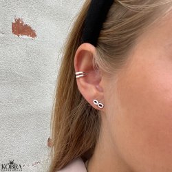 "Amber" earcuff / earring in silver